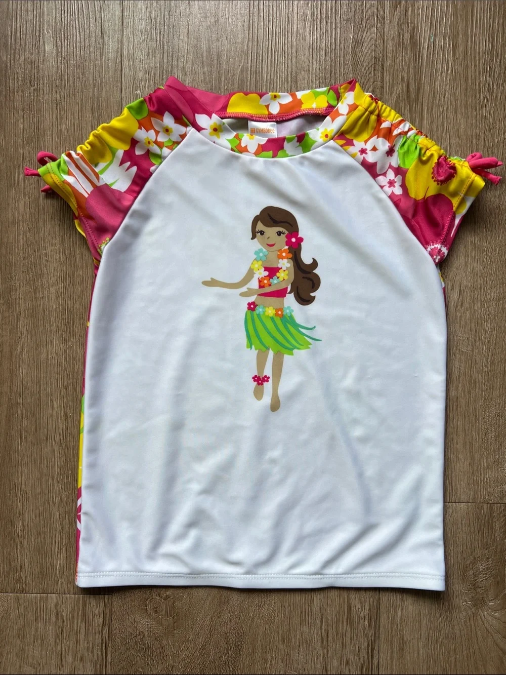 Gymboree Girls Multicolor Floral 3-Piece Summer Swim Set Size 8